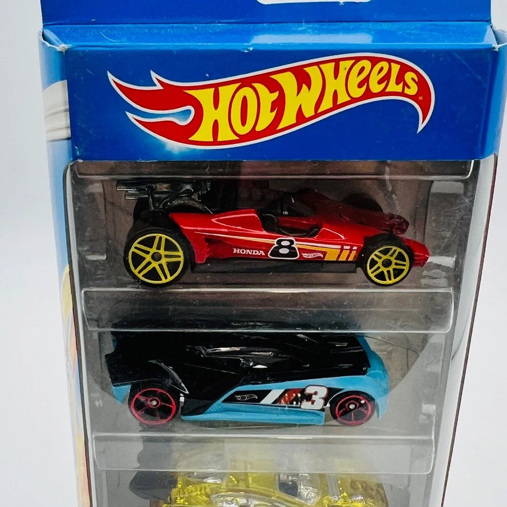 Hot Wheels Super Loop Chase Race 5-Pack Honda Racer Synkro Gearonimo BFB33 2014